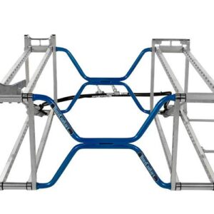 DIRTCARLIFT Lift Race Car X-Series Blue w/Pump & Hose Kit DCLX1008