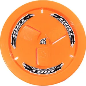 DIRT DEFENDER RACING PRODUCTS Wheel Cover Neon Orange Vented 10280