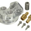 DERALE Single Mount Oil Filter Mount Ports Up 13005