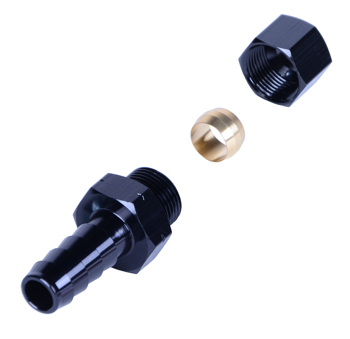 DERALE Fitting 3/8inTube to 3/8in Barb 13042