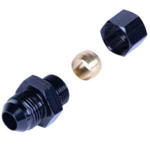 DERALE Fitting 1/2inTube to -8AN 13046