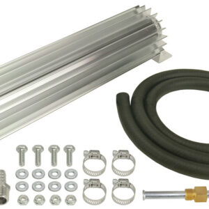 DERALE 2 Pass Heat Sink Trans Cooler 12in Lg 1/4in NPT 13263