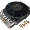 DERALE Dual Circuit Oil Cooler w/Fan 8an 4 & 4 Pass 15220
