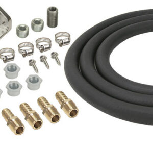 DERALE Oil Filter Relocation Single Mount Side Ports 15780