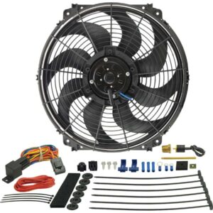 DERALE 16in Tornado Fan and Thermostat Kit 16016