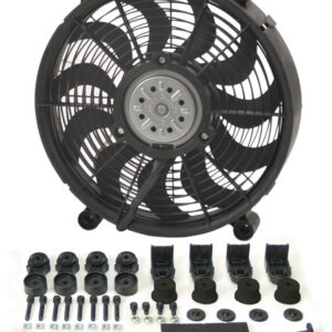 DERALE 14in High Output RAD Fan Single 16214