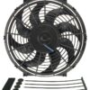 DERALE 12in Tornado Electric Fan w/Standard Mount Kit 16622