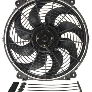 DERALE 14in Tornado Electric Fan w/Standard Mount Kit 16624