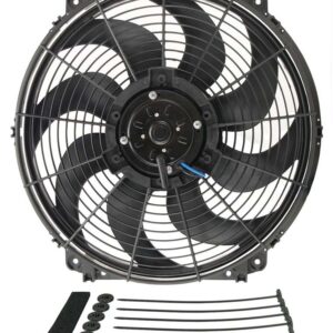 DERALE 16in Tornado Electric Fan w/Standard Mount Kit 16626