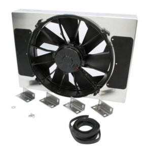 DERALE RAD Fan w/Alum Shroud Assembly 16814