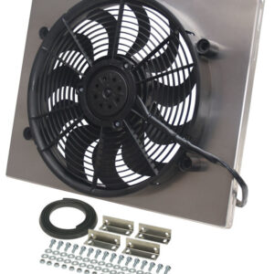 DERALE RAD Fan w/Alum Shroud Assembly 16822