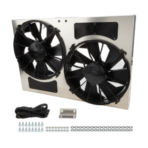 DERALE Dual RAD Fan w/Alum Shroud Assembly 16826