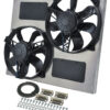 DERALE Dual RAD Fan w/Alum Shroud Assembly 16830