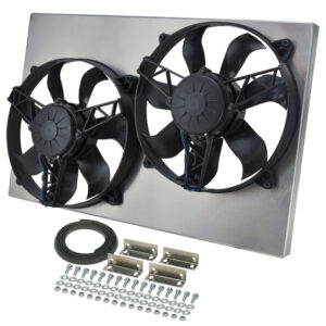 DERALE Dual RAD Fan w/Alum Shroud Assembly 16831