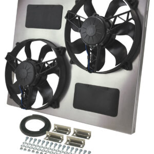 DERALE Dual RAD Fan w/Alum Shroud Assembly 16835