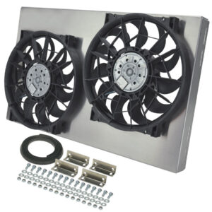 DERALE Dual RAD Fan w/Alum Shroud Assembly 16836