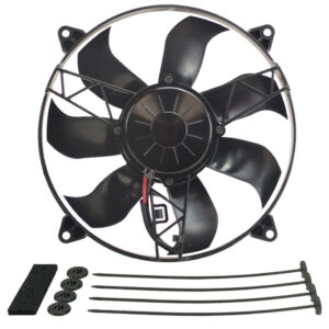 DERALE 12in High Output RAD Fan Single Puller 16918
