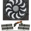 DERALE 17in High Output RAD Fan Single 2 Spd Puller 16919