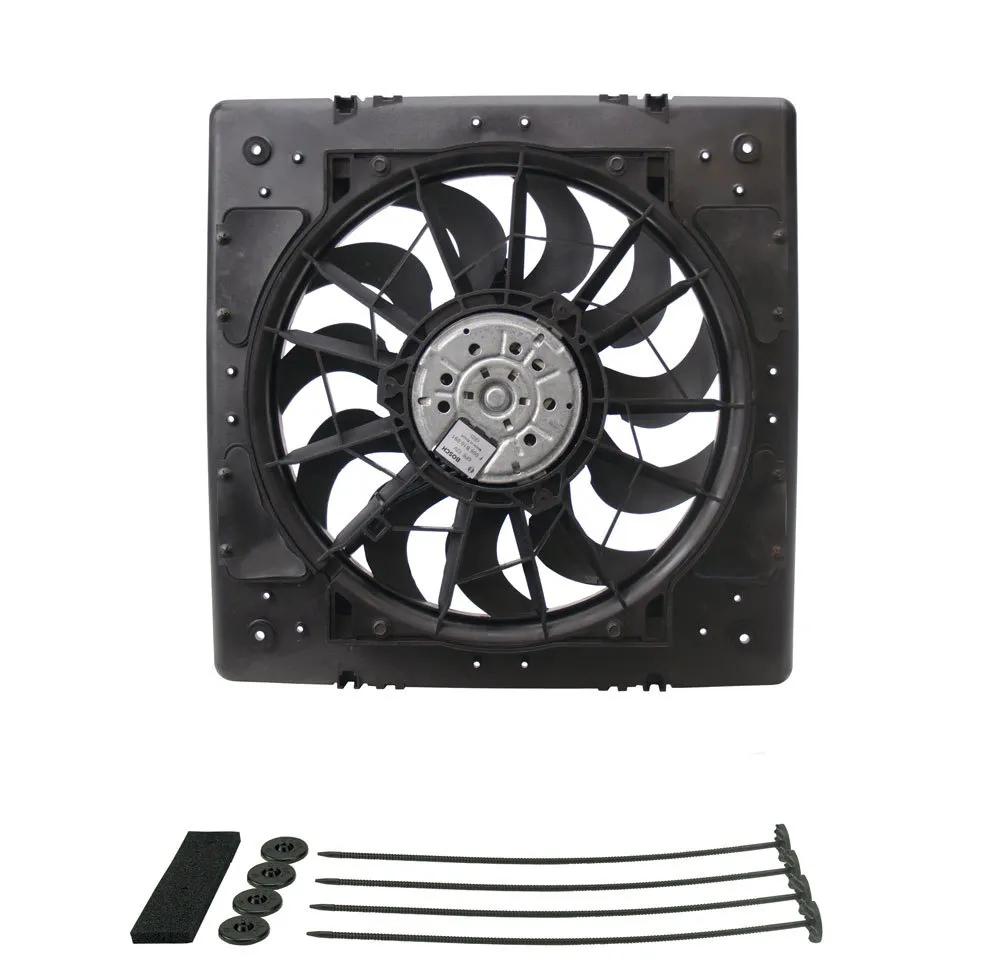 DERALE 13in High Output RAD Fan Single Puller 16926