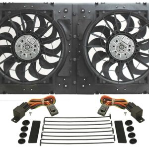 DERALE 12in Dual High Output RAD Fans Puller 16934