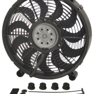 DERALE 14in High Output Electrc Fan Std Kit 18214