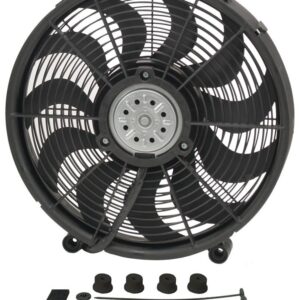 DERALE 17in High Output Electrc Fan Std Kit 18217
