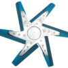 DERALE 17in Blue Anodized Fan 19517