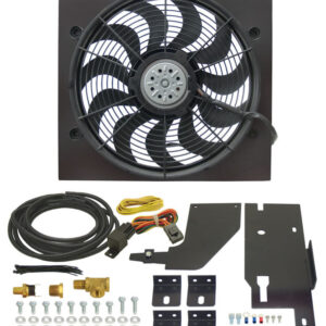 DERALE 86-06 Wrangler Electric Fan Kit 20161