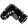 DERALE Fitting 90 Degree 7/8-14 to -6AN Male 59506