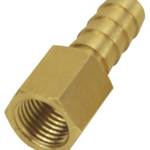 DERALE Straight Hose Barb Fitti ng 1/4 NPT F x 3/8 Barb 98104
