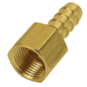 DERALE Straight Hose Barb Fitti ng 3/8 NPT F x 3/8 Barb 98105
