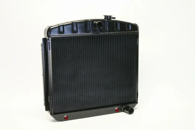 DEWITTS RADIATOR Radiator 55-57 Chevy Auto Trans Black 32-1239013A