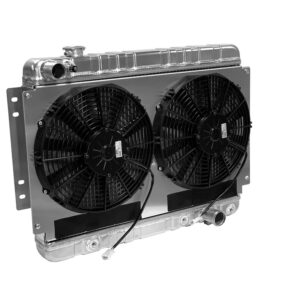 DEWITTS RADIATOR Radiator w/Fans Chevelle 66-67 Auto Trans Raw 32-4139002A