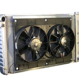 DEWITTS RADIATOR Radiator w/Fans Chevelle 68-72 Auto Trans Raw 32-4139003A