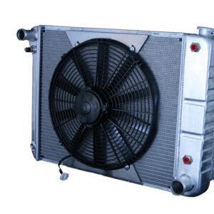 DEWITTS RADIATOR Radiator w/Fans Camaro 67-69 SBC Auto Trans Raw 32-4139004A