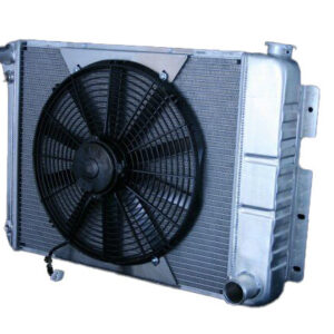 DEWITTS RADIATOR Radiator w/Fans Camaro 67-69 SBC Man Trans Raw 32-4139004M
