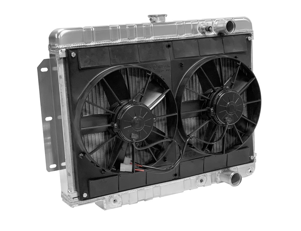 59 Impala Radiator DEWITTS RADIATOR Radiator w/Fans Impala 59-64 Auto Trans Raw 32-4139014A
