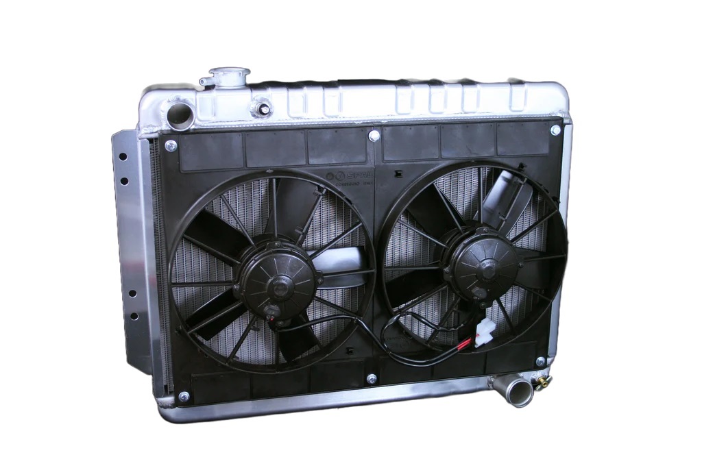 59 Impala Radiator DEWITTS RADIATOR Radiator w/Fans Impala 59-64 Manual Trans Raw 32-4139015M