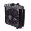 DEWITTS RADIATOR Radiator w/Fans 55-57 Chevy Auto Trans Black 32-4239013A