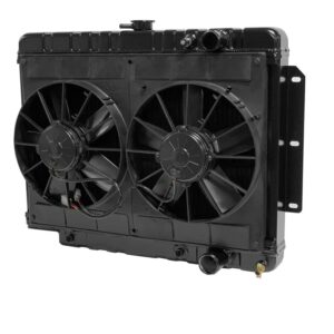 DEWITTS RADIATOR Radiator w/Fans Impala 59-64 Auto Trans Black 32-4239014A