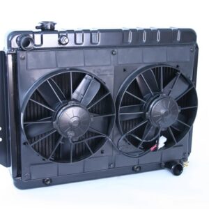 DEWITTS RADIATOR Radiator w/Fans Impala 65-70 Auto Trans Black 32-4239016A