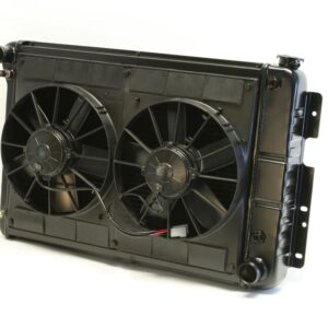 DEWITTS RADIATOR Radiator w/Fans Camaro 67-69 BBC Man Trans Blk 32-4239022M