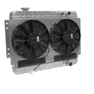 DEWITTS RADIATOR Radiator w/fans Chevelle 64-67 LS Man Trans Raw 32-6139002M