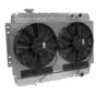 DEWITTS RADIATOR Radiator w/Fans Chevelle 68-72 LS Auto Trans Raw 32-6139003A