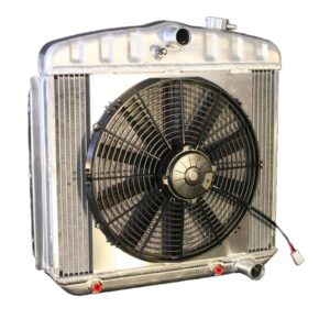 DEWITTS RADIATOR Radiator w/Fans 55-57 Chevy LS Auto Trans Raw 32-6139013A