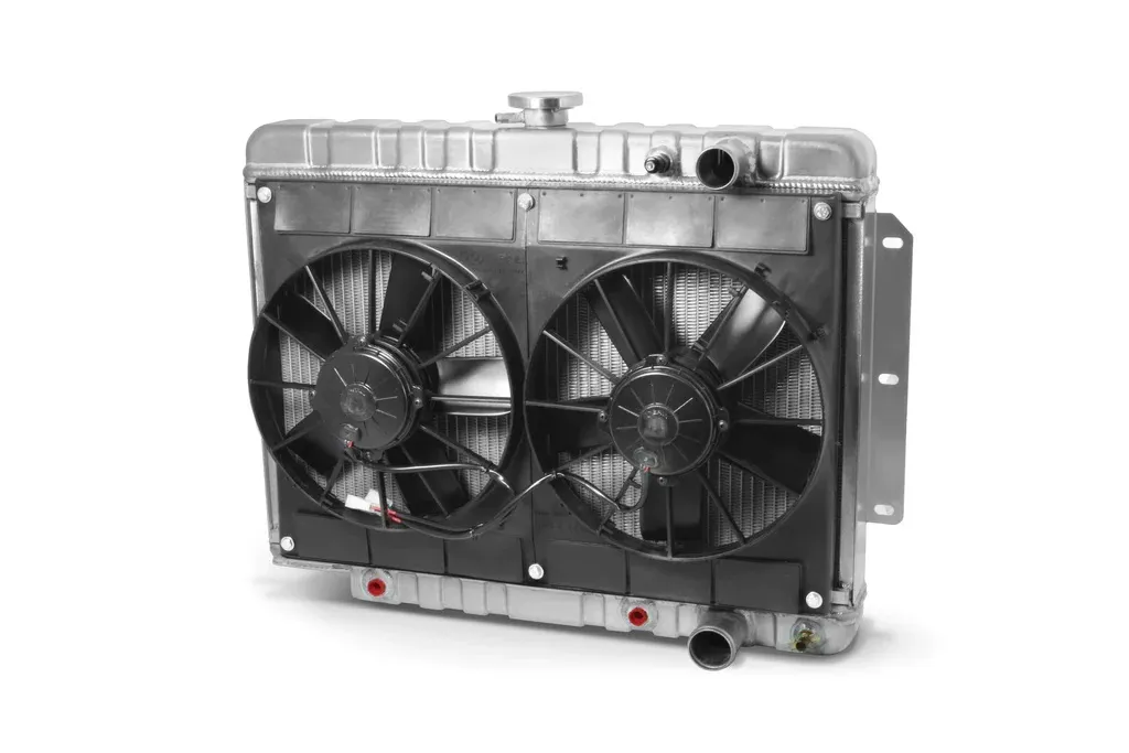 DEWITTS RADIATOR Radiator w/Fans Impala LS 59-64 Auto Trans Raw 32-6139014A