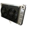 DEWITTS RADIATOR Radiator w/Fans C-10 Trk LS 67-72 Man Trans Raw 32-6139018M