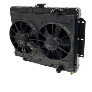 DEWITTS RADIATOR Radiator w/Fans Impala LS 59-64 Auto Trans Blk 32-6239014A