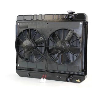 DEWITTS RADIATOR Radiator w/Fans C-10 Trk LS 63-66 Auto Trans Blk 32-6239017A