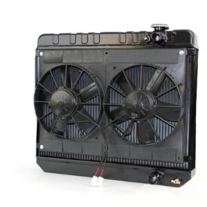 DEWITTS RADIATOR Radiator w/Fans C-10 Trk LS 63-66 Man Trans Blk 32-6239017M